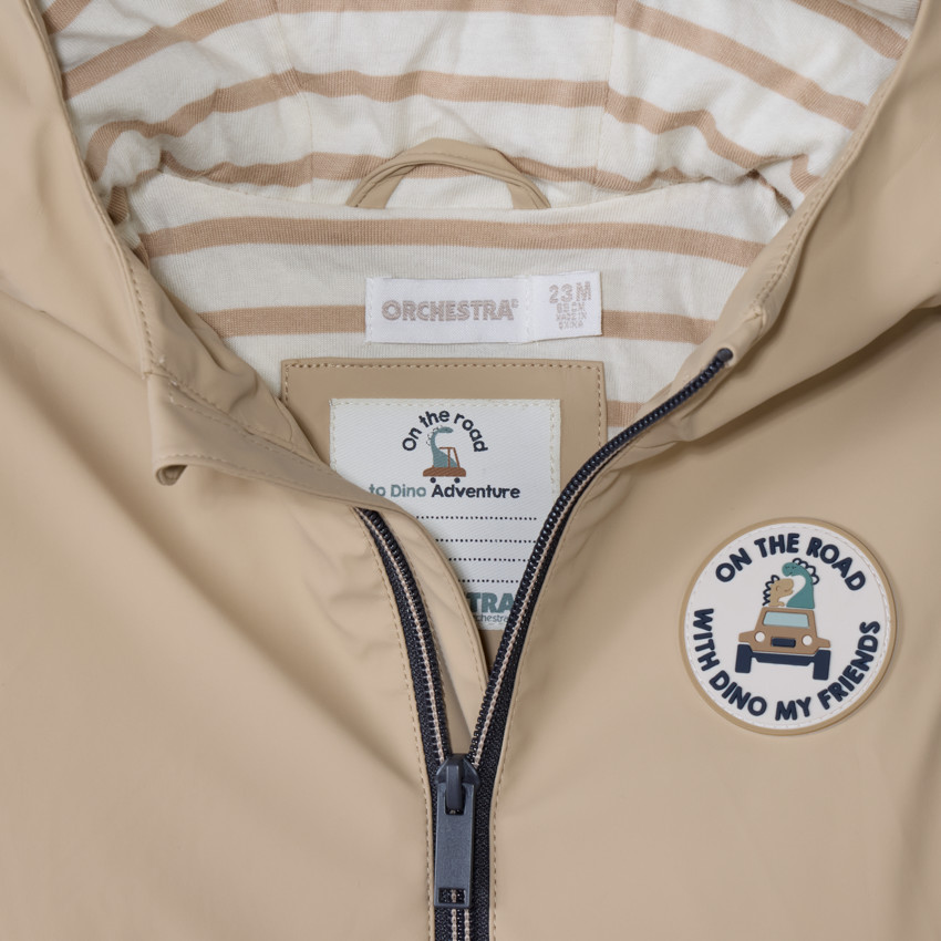 Σακάκι με γόμα και καπάκι για αγόρι μωρό 