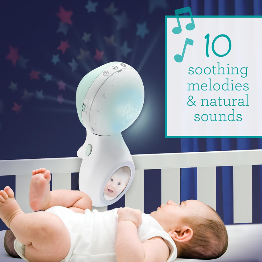 Μουσικός Προβολέας 3 in 1 Projector Musical Mobile (Ελαφρύ Πράσινο) Menta Infantino 