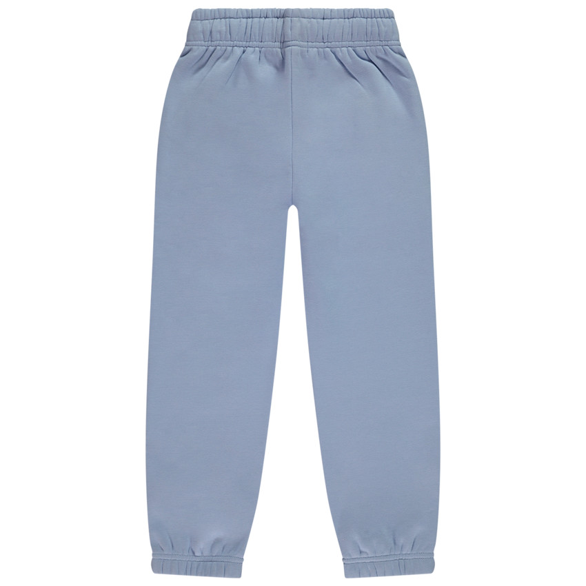 Παντελόνι jogging μονόχρωμο σε πλεκτό σχέδιο loose για κορίτσι 