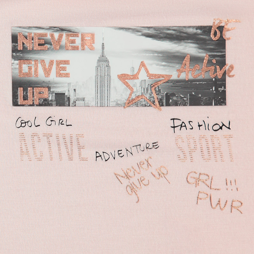 T-shirt manches longues print paysage avec débardeur uni  Additional T-shirt manches longues print paysage avec débardeur uni