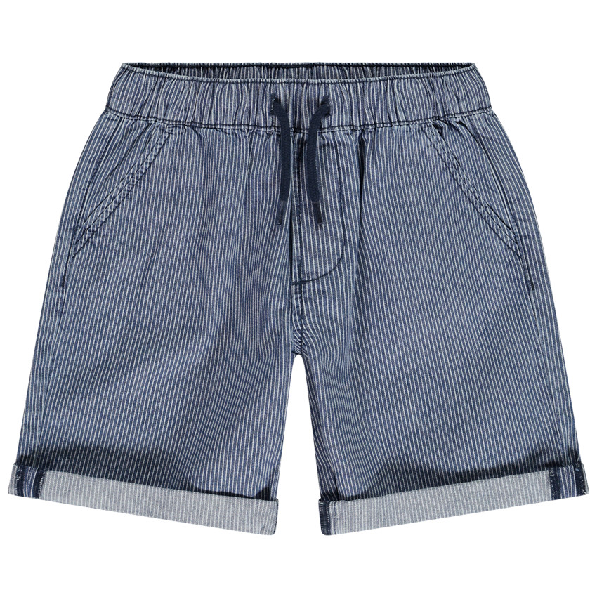 Βερμούδα φαντεζί με λεπτές ρίγες για αγόρι 