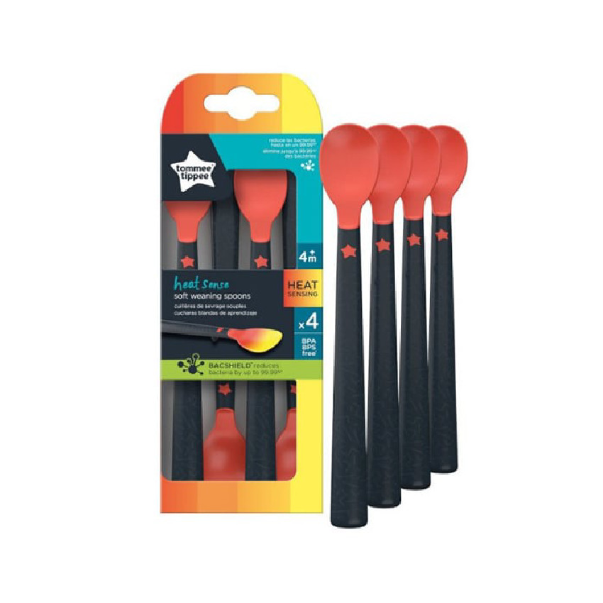 Κουταλάκια Βρεφικά Με Ένδειξη Θερμότητας 4M+ TOMMEE TIPPEE 