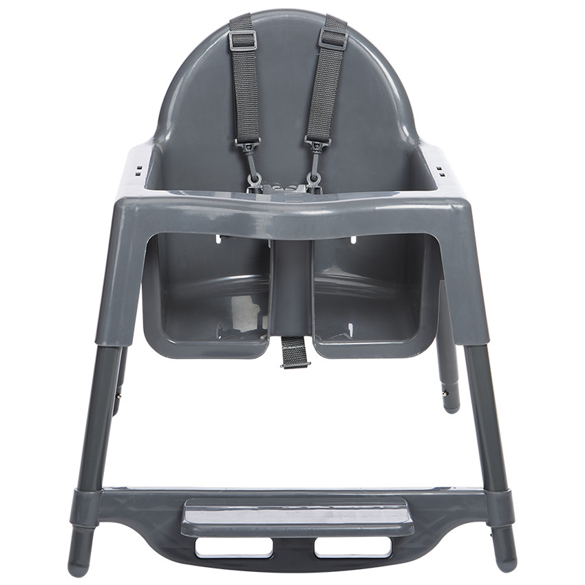 Καρέκλα φαγητού σταθερή 2 σε 1 Capucine γκρι 