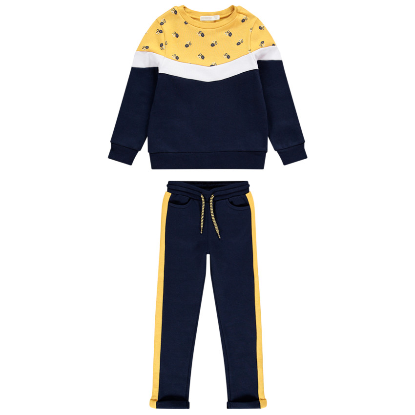 Jogging molleton με σχέδιο λουλούδια για κορίτσι  Additional Jogging molleton με σχέδιο λουλούδια για κορίτσι