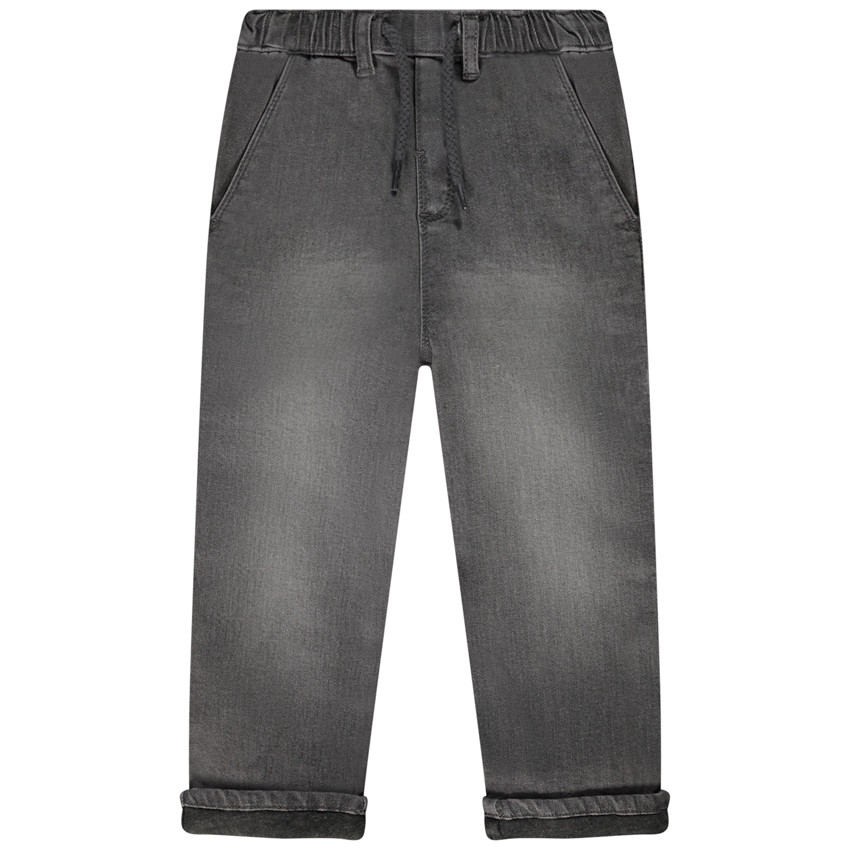 Τζιν σε denim με επένδυση jersey για bebe αγόρι 