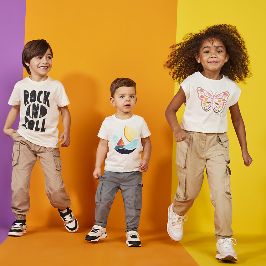 Παντελόνι cargo effet pince για κορίτσι 