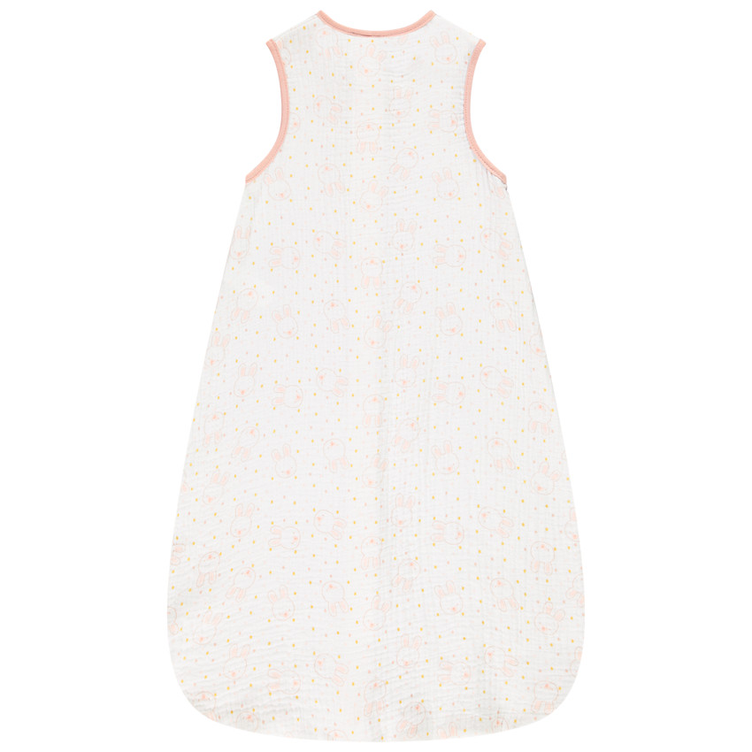 Turbulette sans manches imprimé lapins pour bébé fille 