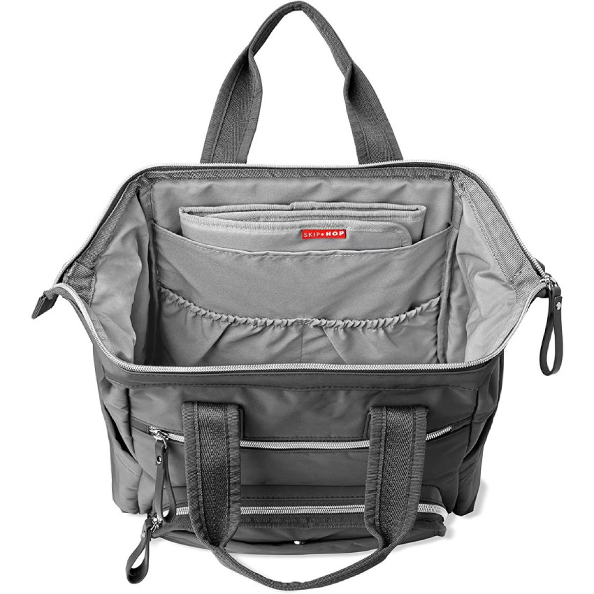 Τσάντα-Αλλαξιέρα Main Frame Diaper Backpack Charcoal SKIPHOP 