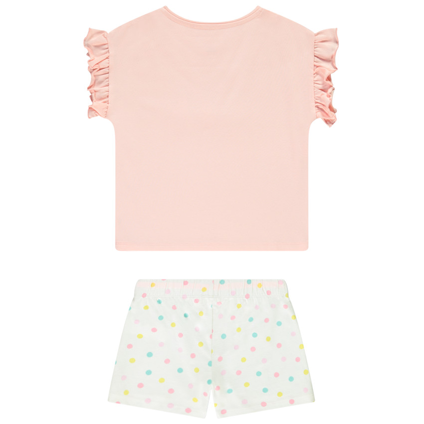 Pyjama t-shirt + short pour fille 