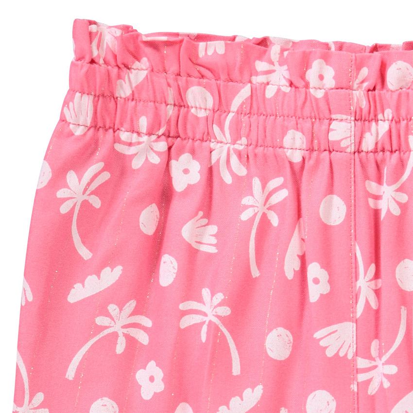 Pantalon fluide imprimé fantaisie pour bébé fille 