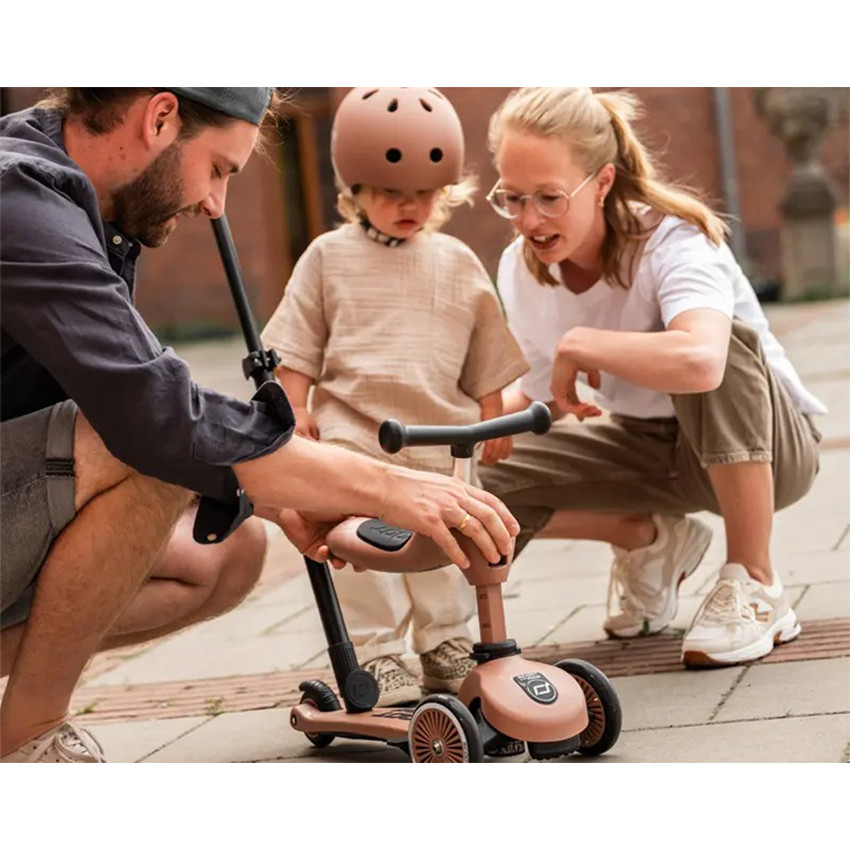 Trotinette 2-en-1 Highwaykick 1 Mocha 12m-5ans 