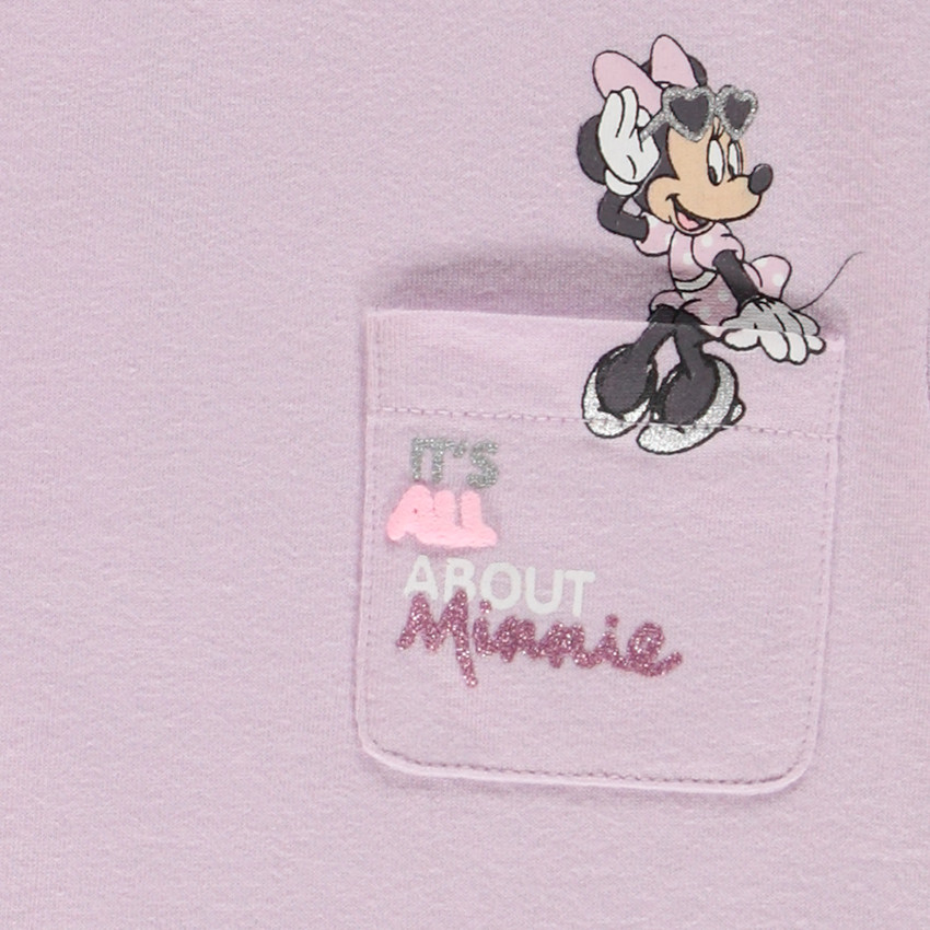 Κοντομάνικο μπλουζάκι από jersey με σχέδιο Minnie Disney για μωρό κορίτσι 