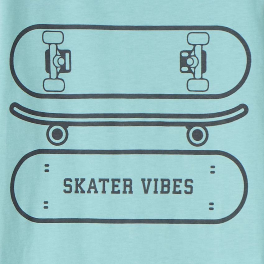 Σετ πιτζάμας 2 τμχ. με φαντεζί σχέδιο skate για αγόρι 