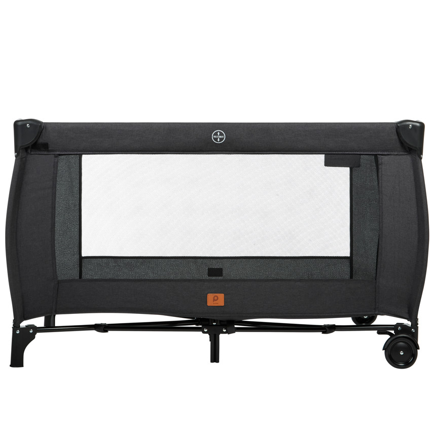 Κρεβάτι ταξιδιού με αξεσουάρ Top All In μαύρο 