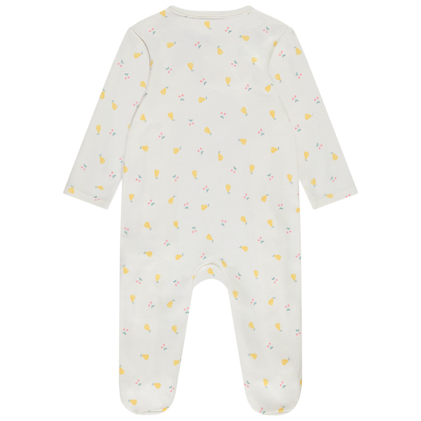 Φορμάκι από jersey print fruits για bebe κορίτσι 