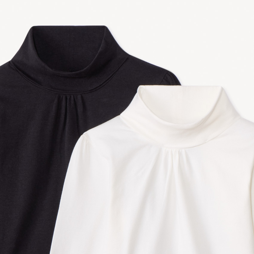 Σετ από 2 μονόχρωμα ζιβάγκο για κορίτσι 