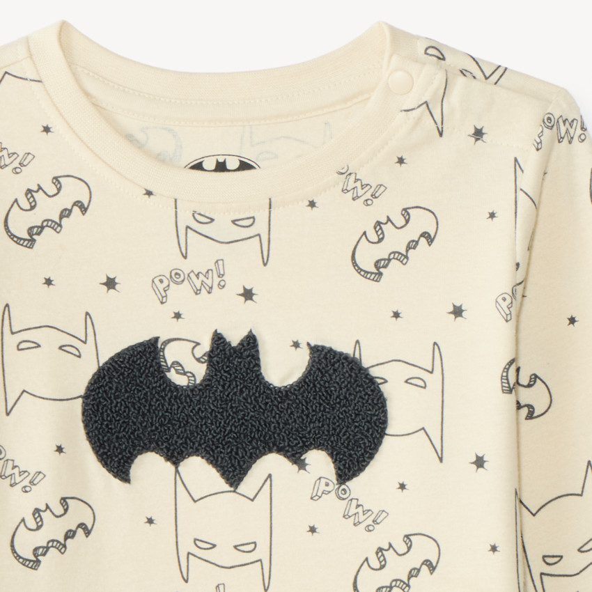 T-shirt με μακριά μανίκια Batman για αγόρι μωρού 