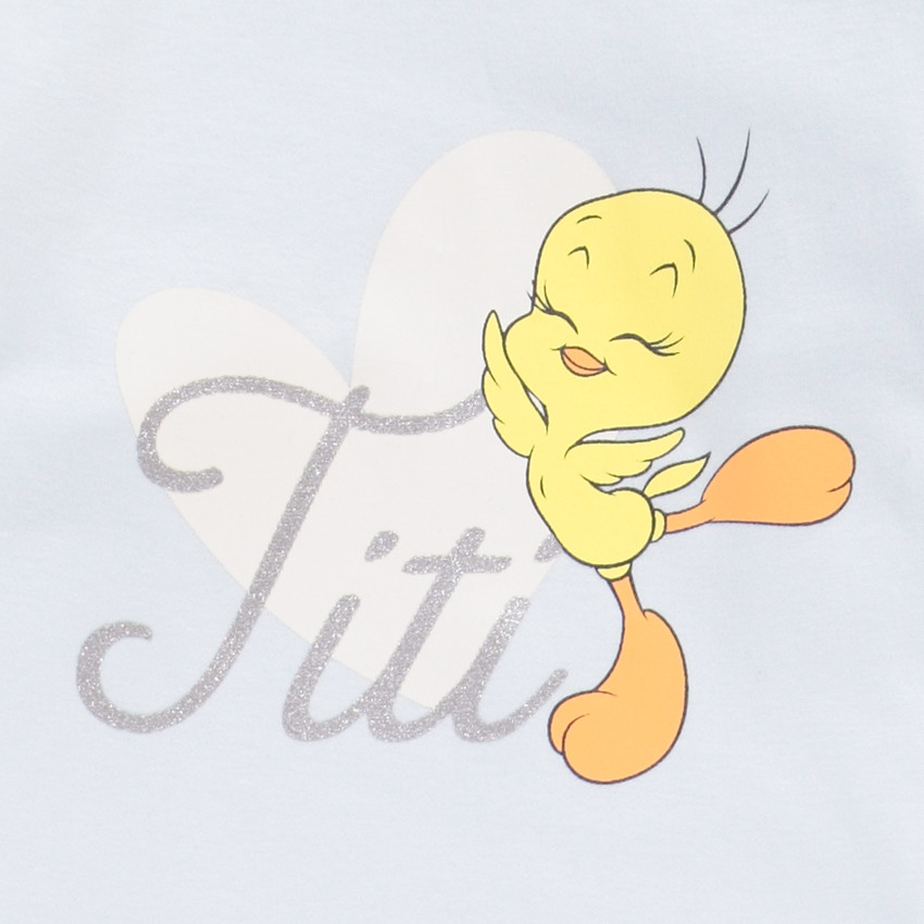 Pyjama 2 pièces manches longues print Titi pour fille Main Pyjama 2 pièces manches longues print Titi pour fille