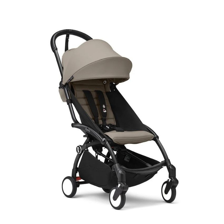 Καρότσι YOYO 6+ color pack Taupe - Frame Black 