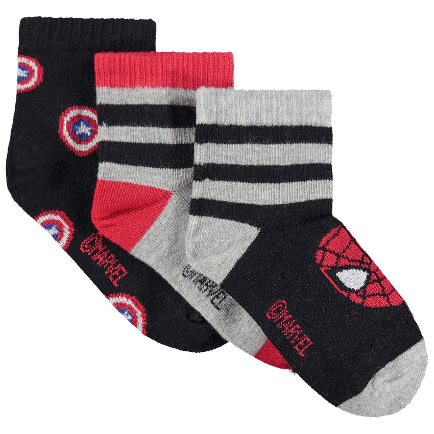 Σετ 3 ζευγάρια κάλτσες Marvel 