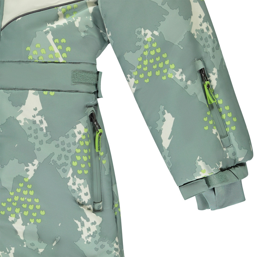 Σακάκι σκι με επένδυση και φαντεζί σχέδιο για αγόρι 