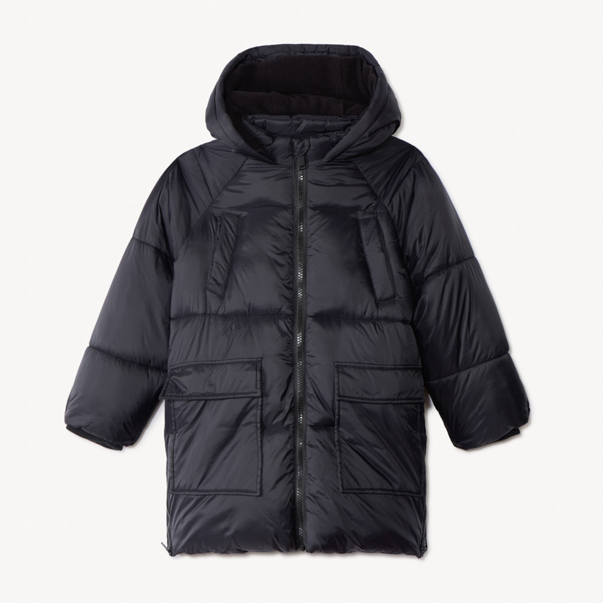 Μπουφάν micropolaire με κουκούλα για αγόρι 