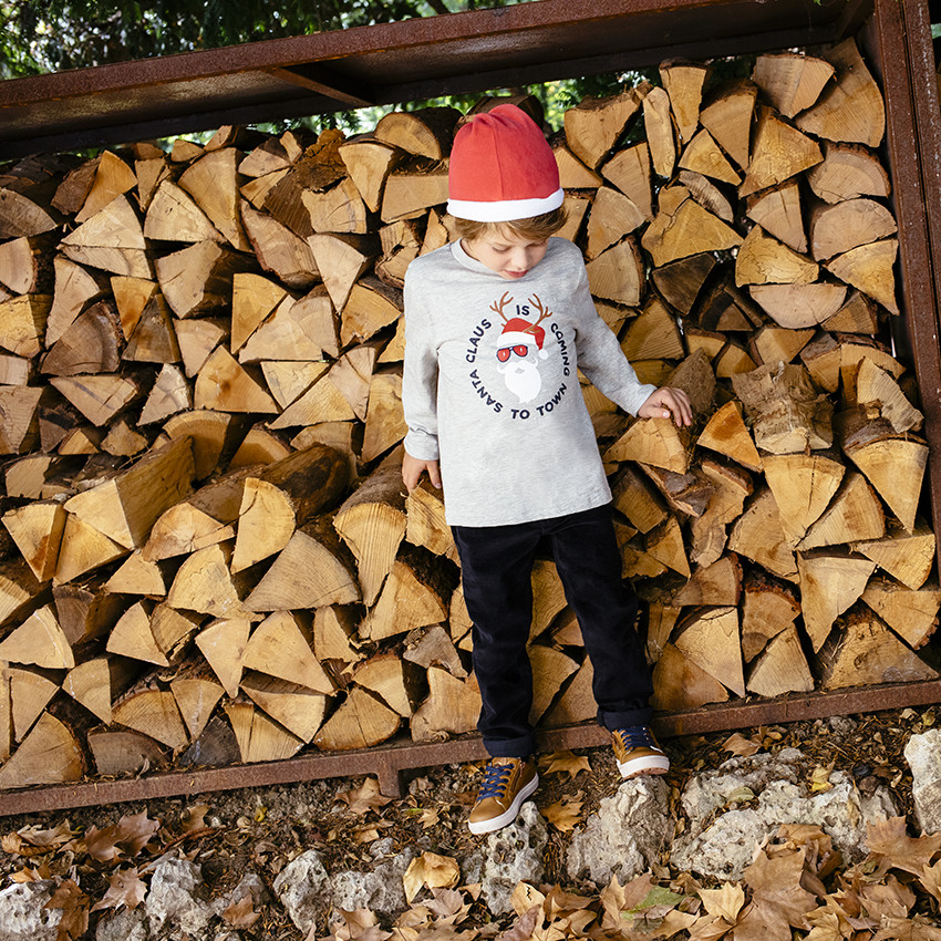 T-shirt manches longues print père Noël  Additional T-shirt manches longues print père Noël