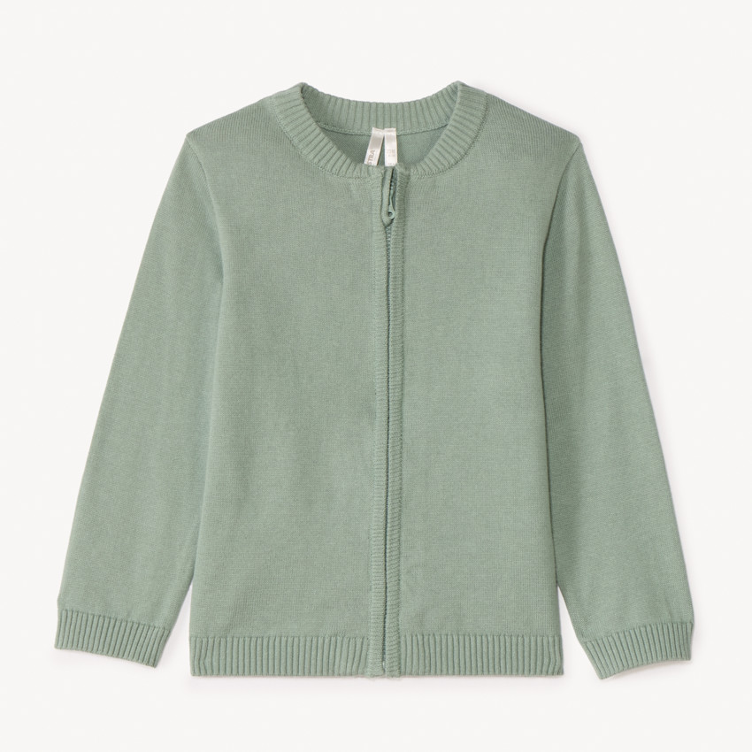 Γυμνός μπουφάν με φερμουάρ για μωρό αγόρι. 