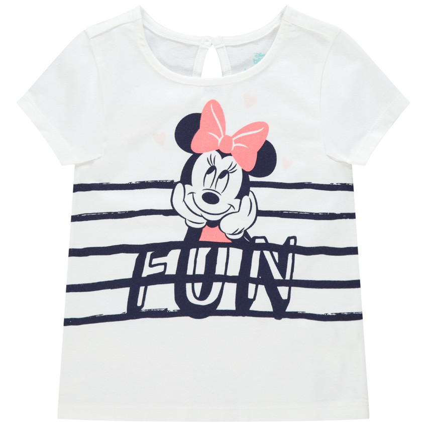 T-shirt κοντομάνικο με οργανικό βαμβάκι σχέδιο Minnie Disney 