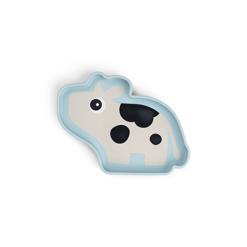 Πιάτο Από Σιλικόνη Stick&Stay Dotti Blue 