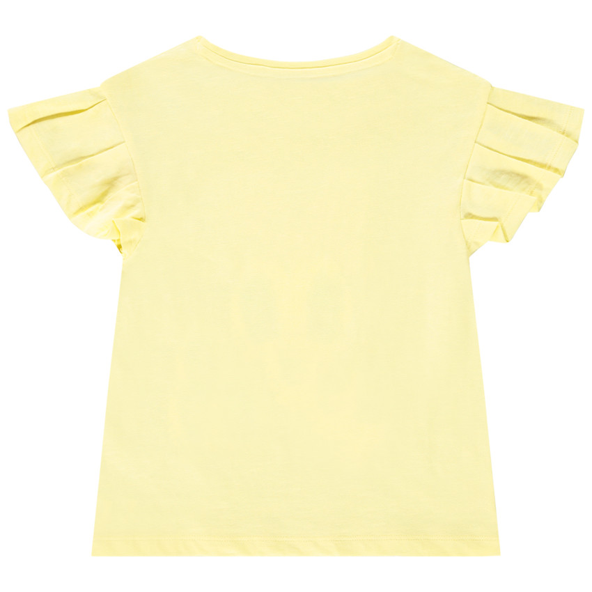 T-shirt κοντομάνικο με βολάν με μαγικές παγιέτες Daisy Disney για κορίτσι 