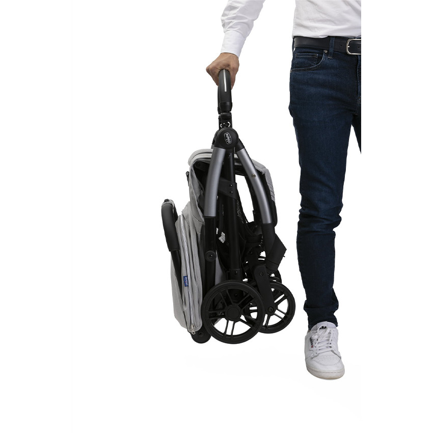 Καρότσι τύπου μπαστούνι με ρυθμιζόμενη πλάτη Goody XPLUS Pearl Grey 