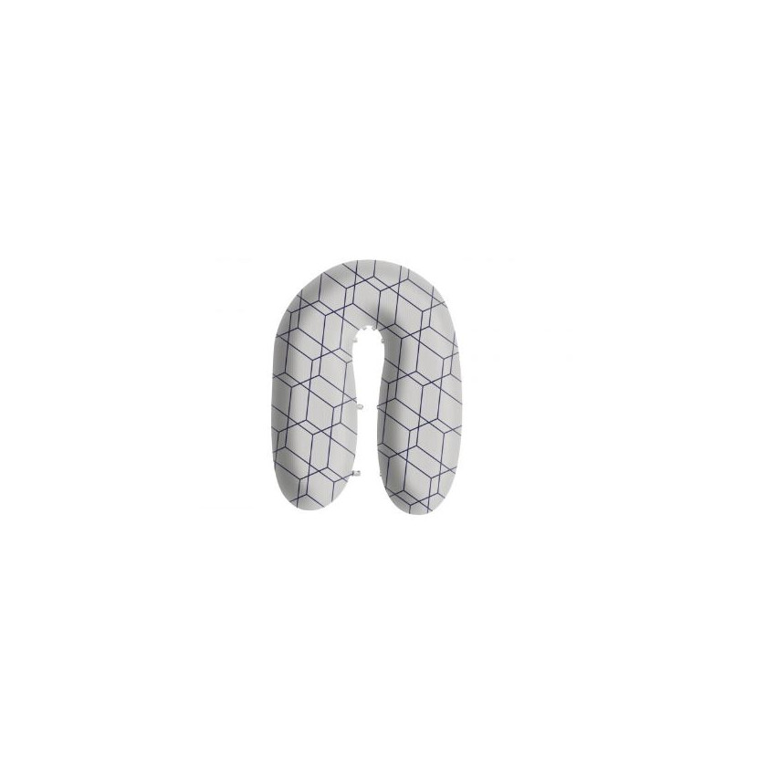 Μαξιλαρι Comfort Θηλασμου 3 In 1 Honey Comb (Α) Γκρι 65X42X18 