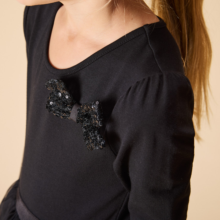 Φόρεμα γιορτής μακρυμάνικο με εφέ 2 σε 1 από παγιέτες για κορίτσι  Additional Φόρεμα γιορτής μακρυμάνικο με εφέ 2 σε 1 από παγιέτες για κορίτσι