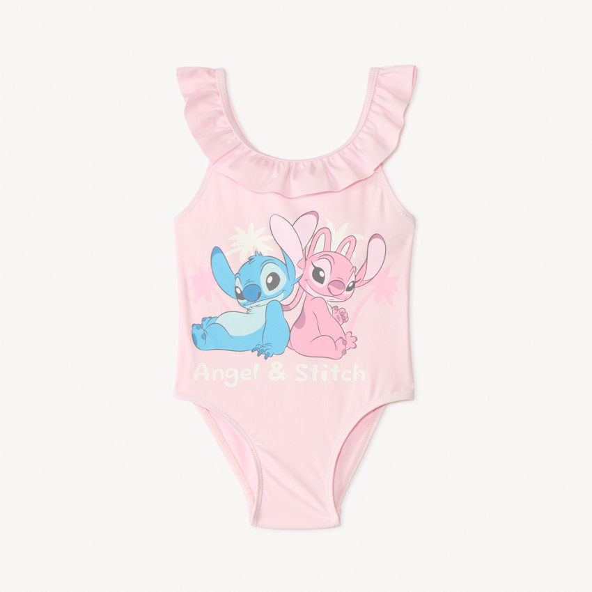 Μαγιό 1 τεμαχίου με φρου φρου Stitch & Angel της Disney κορίτσι μωρού. 