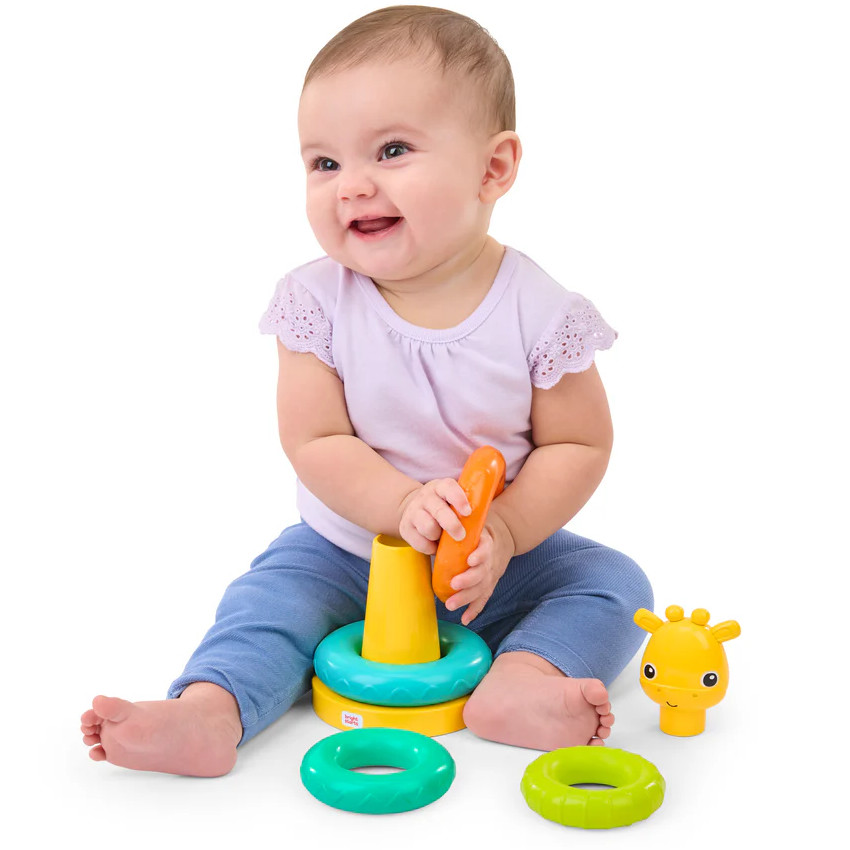 Παιχνίδι Bright Starts Giraffe Tower Stacking Toy 