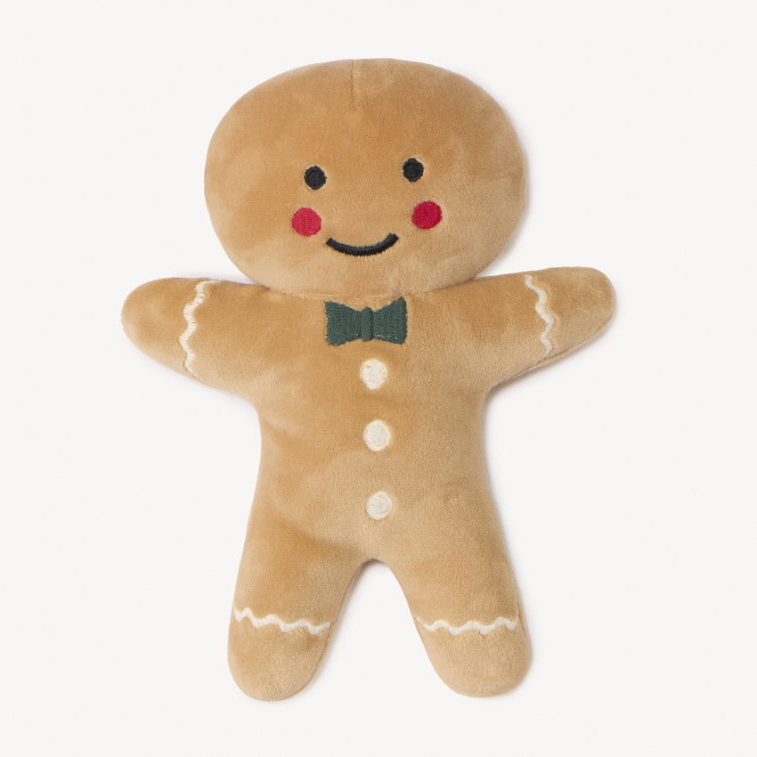 Peluche en velours pain d'épice pour bébé garçon 