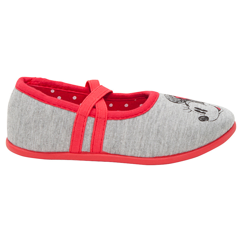 Χαμηλά παντοφλάκια με ελαστικά λουράκια με τη Minnie της Disney 