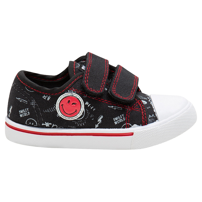 Χαμηλά πάνινα αθλητικά παπούτσια με σήμα ©Smiley 