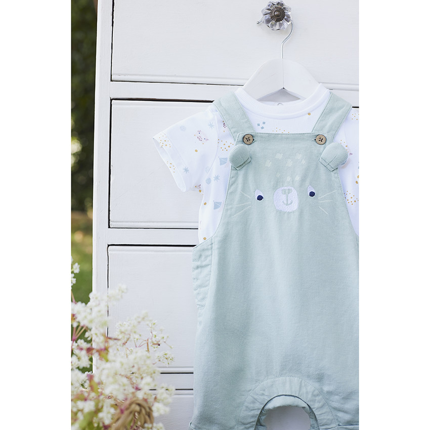 Σετ 2 κομμάτια Σαλοπέτα + t-shirt με σχέδιο για bebe αγόρι 