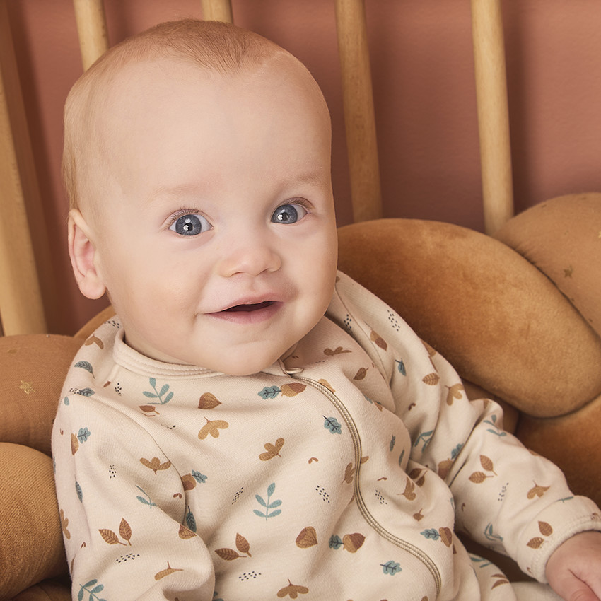 Σετ 2 φερμουάρ με κλειστές ραφές για μωρό αγόρι 