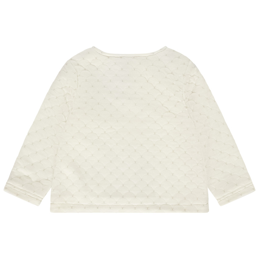 Ζακέτα από molleton φαντεζί για bebe κορίτσι 