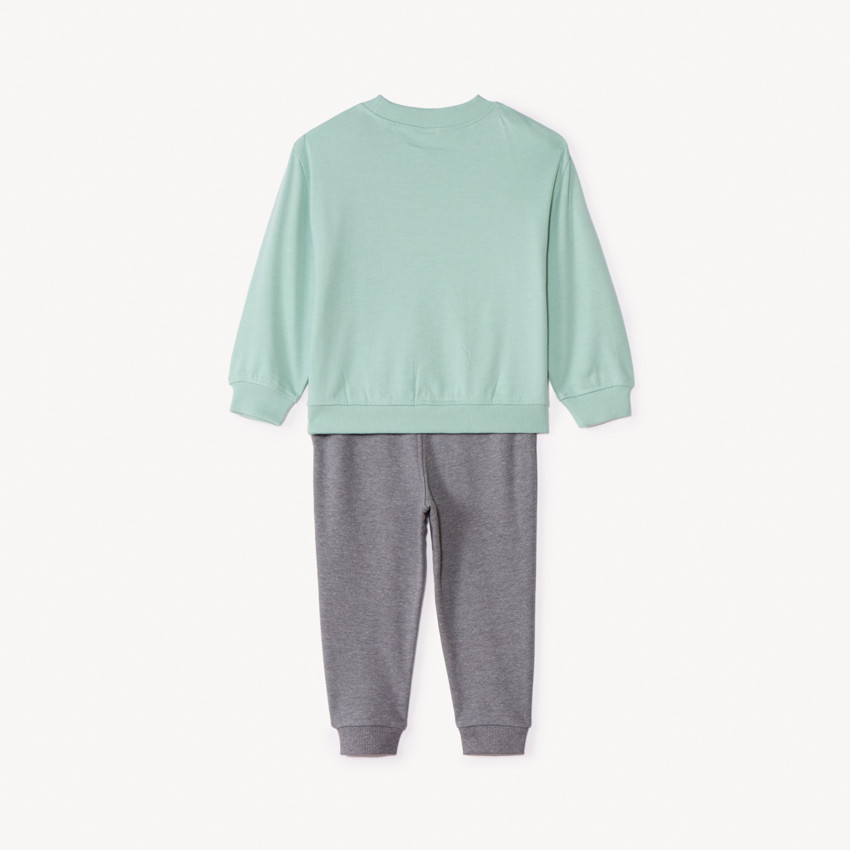 Σέτ φλις jogger με εκτύπωση για μωρό αγόρι 