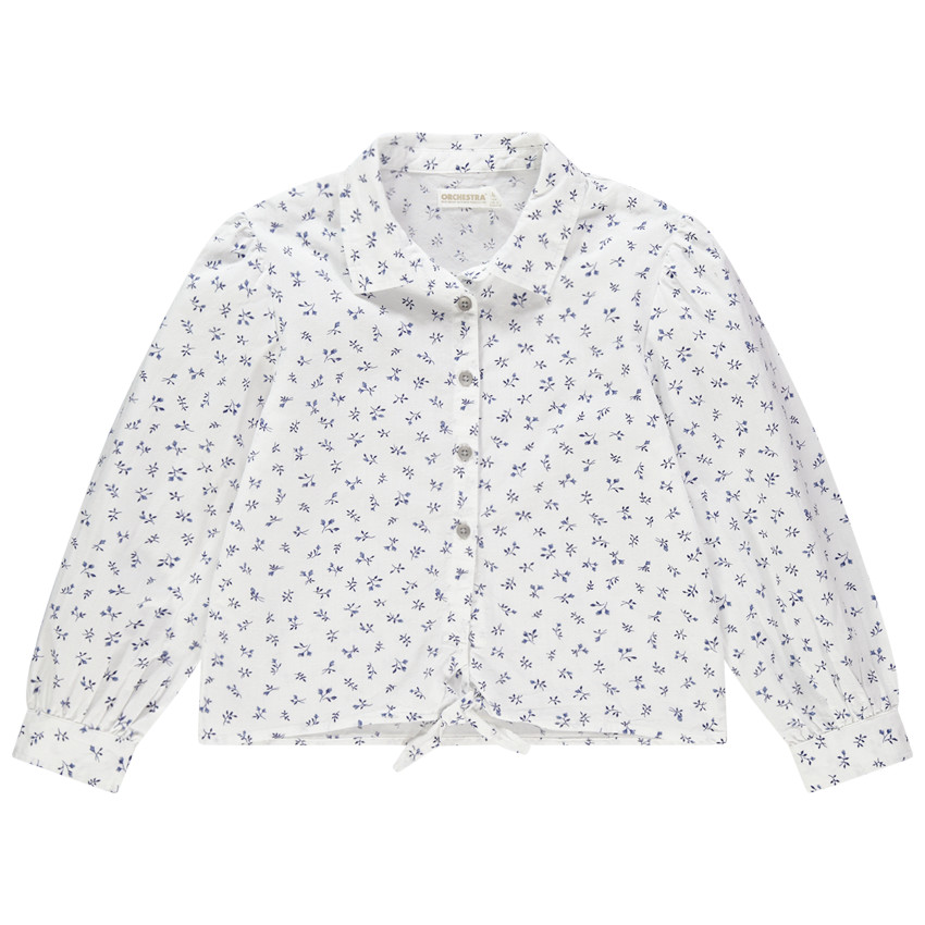 Πουκάμισο μακρυμάνικο με σχέδιο floral et σύνδεσμους 