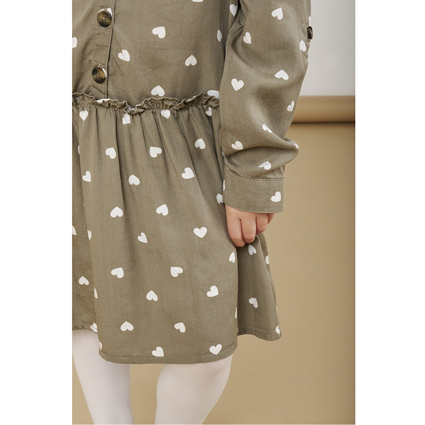 Φόρεμα μακρυμάνικο tencel για κορίτσι 