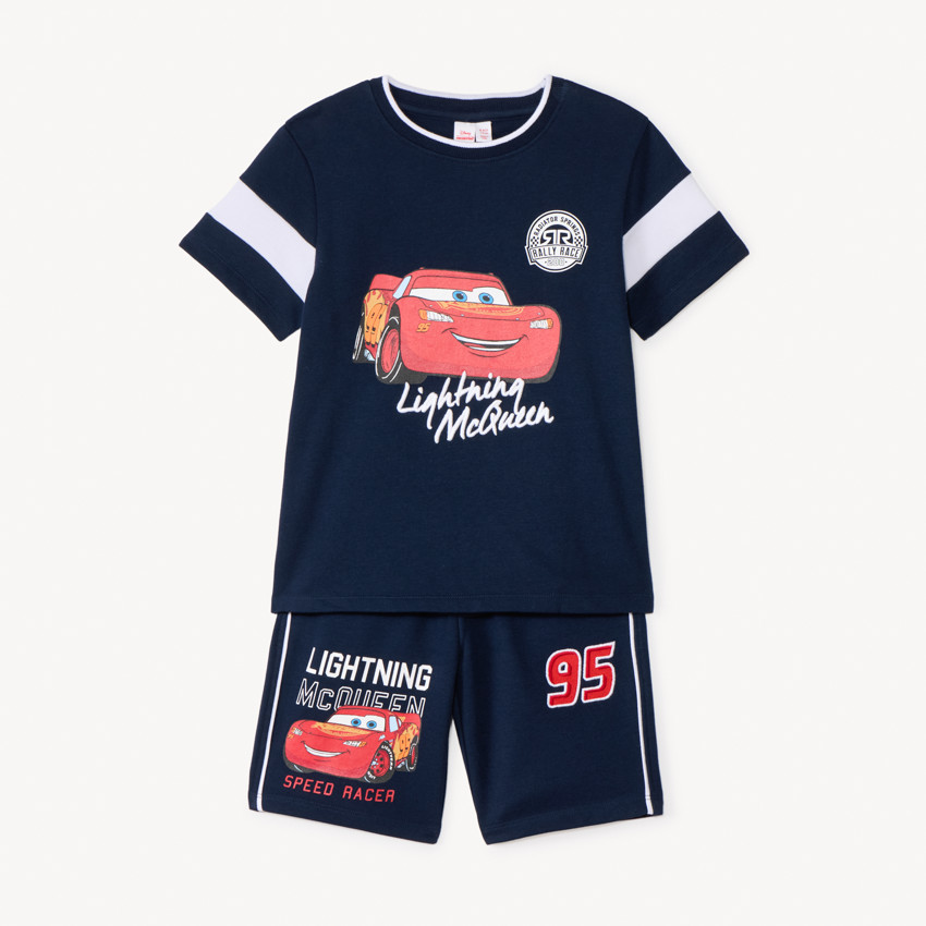 Σετ 2 τεμαχίων μπλούζα + σορτσάκι Flash McQueen Disney - Pixar για αγόρι 