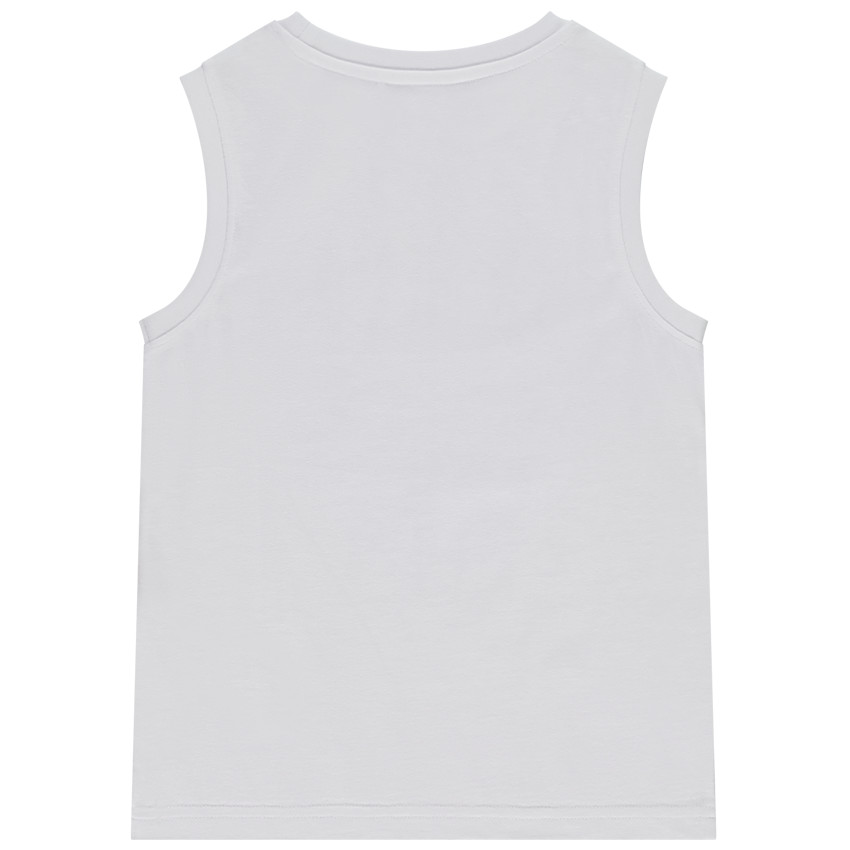 Αμάνικο μπλουζάκι print φαντεζί για αγόρι 