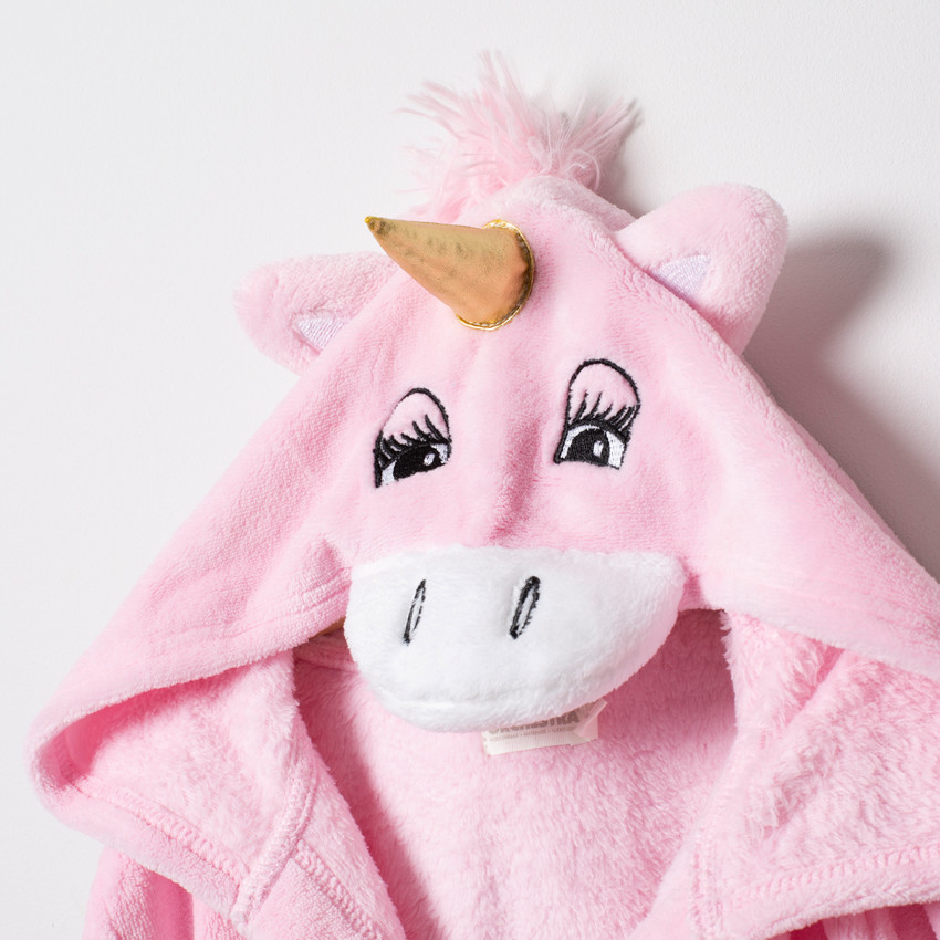 Robe de chambre licorne en sherpa à détails brodés  Additional Robe de chambre licorne en sherpa à détails brodés