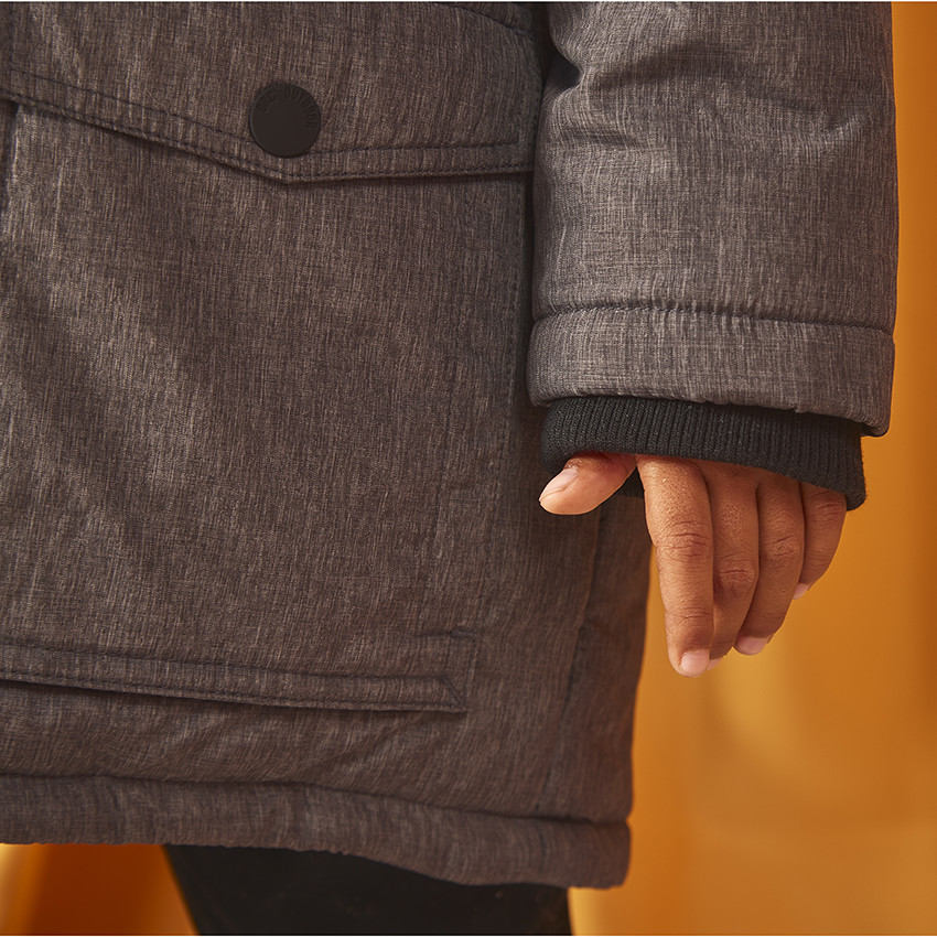 Παλτό για πολύ κρύο με αδιάβροχη κουκούλα από polyamide για αγόρι 