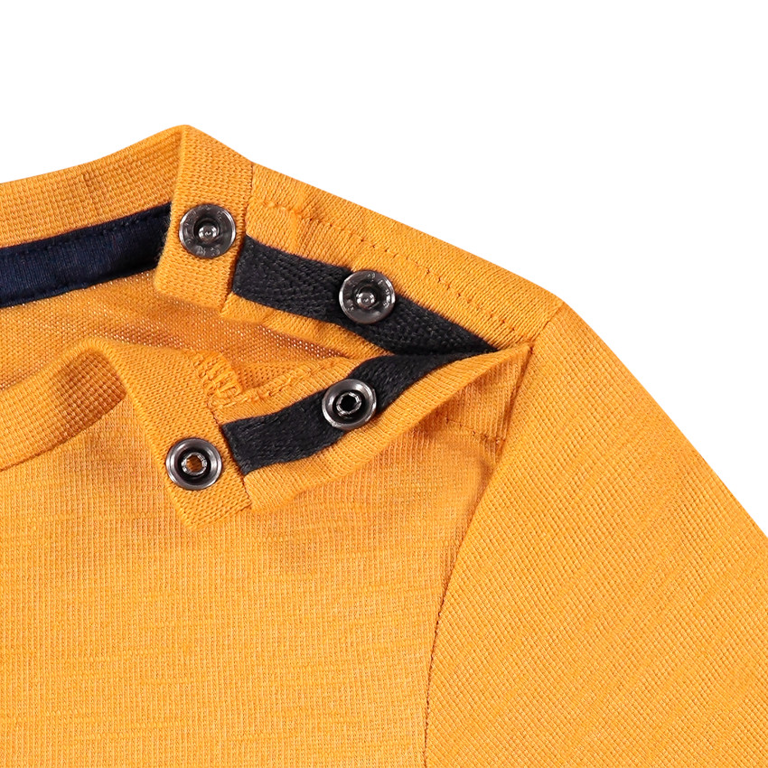 T-shirt manches longues en coton bio print Mickey et Donald Disney 